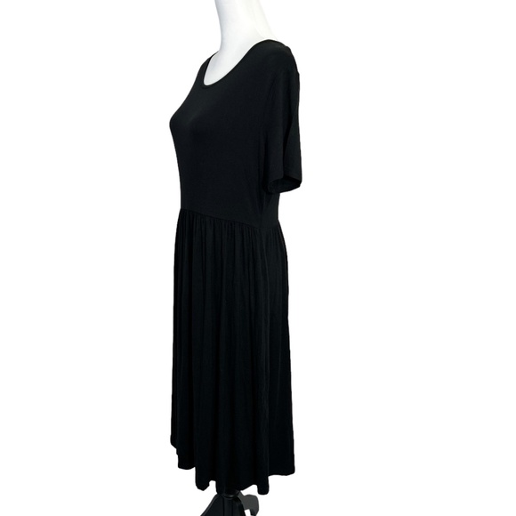 DB Moon Black Basic T-Shirt Dress - Picture 2 of 5